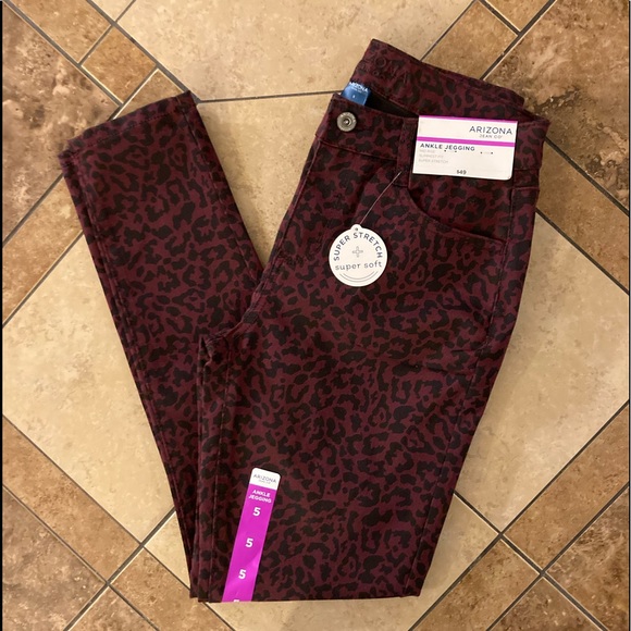 Arizona leopard spot ankle jeggings - Picture 1 of 15